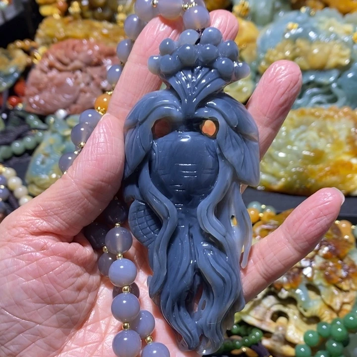 岫玉岫玉吊坠未镶嵌