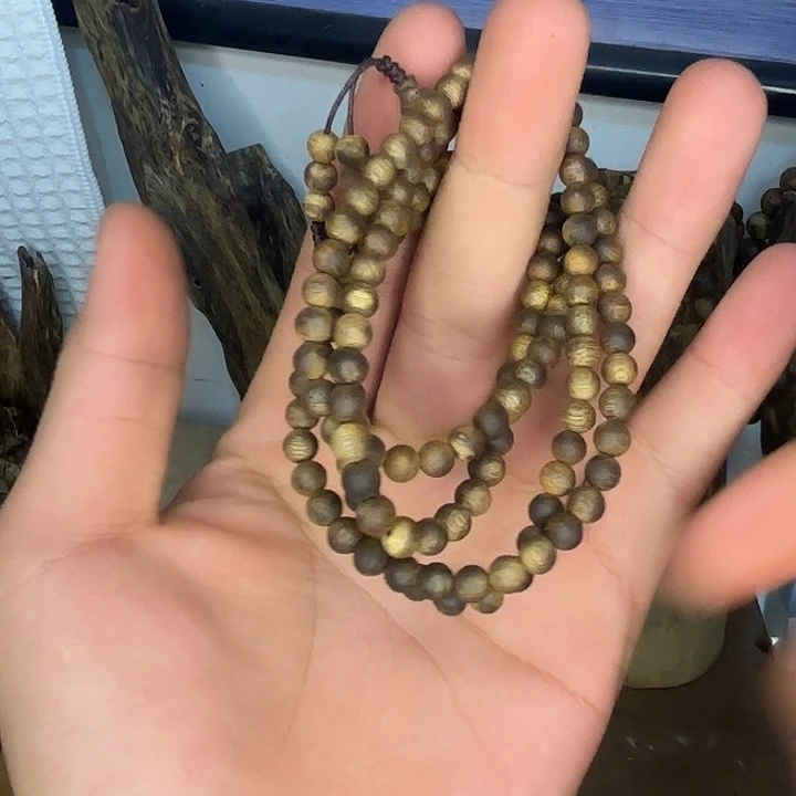 手串沉香奇楠沉香0.4多圈