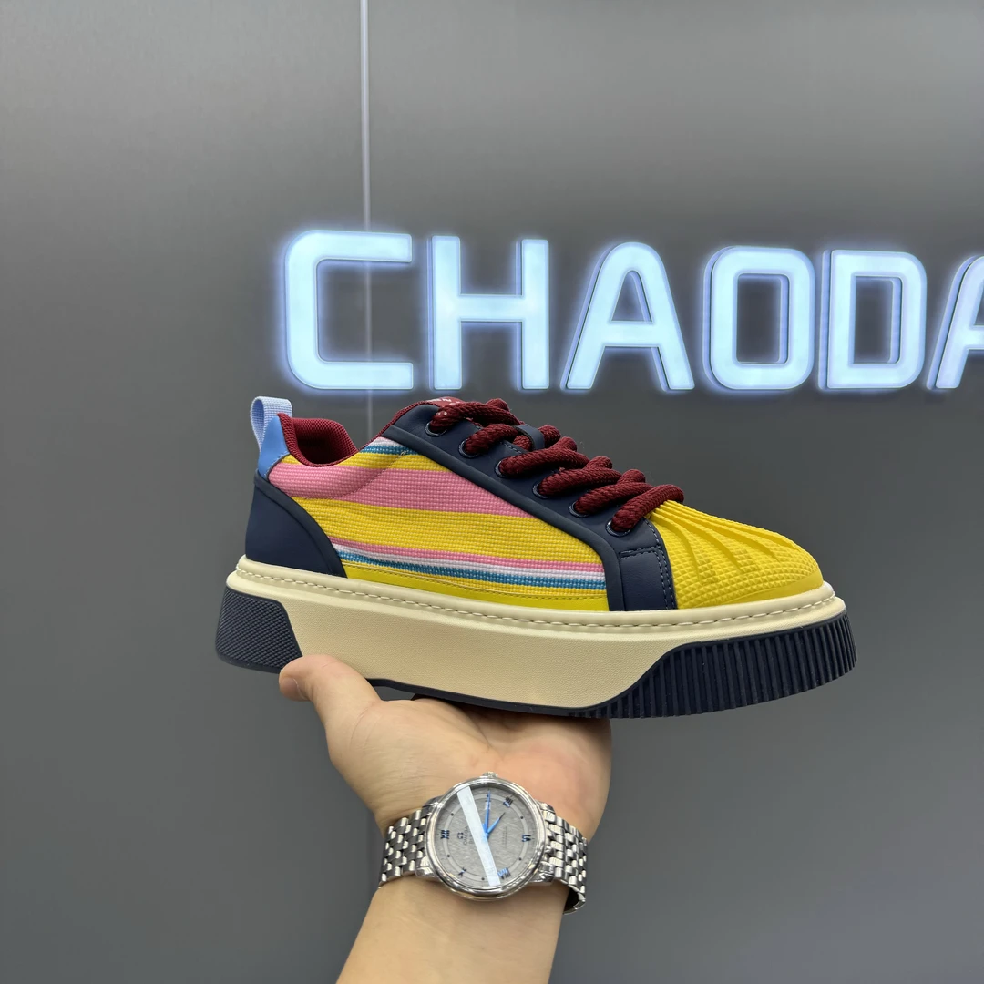 男鞋春季新款ins时尚百搭透气牛仔布厚底增高运动休闲男潮板鞋