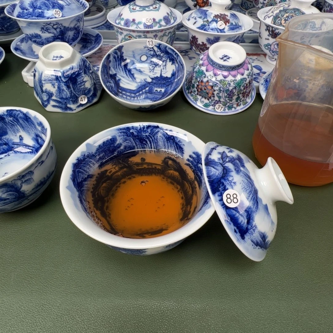 景德镇纯手工纯手绘茶具木木88