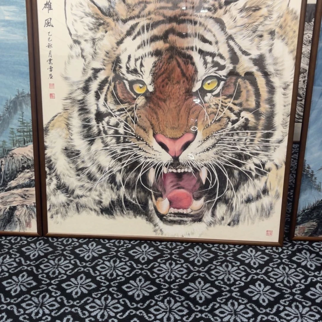 ༺***༻国画福利作品手绘虎头