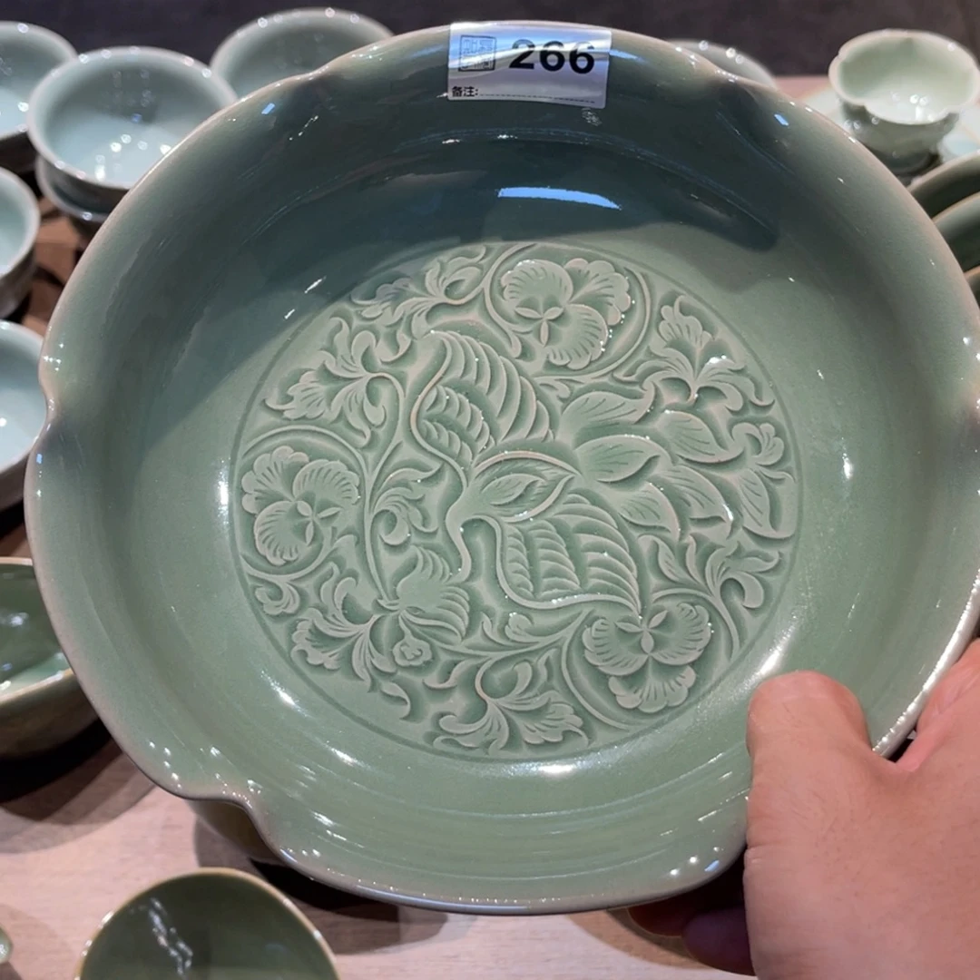 手工高足果盘266号