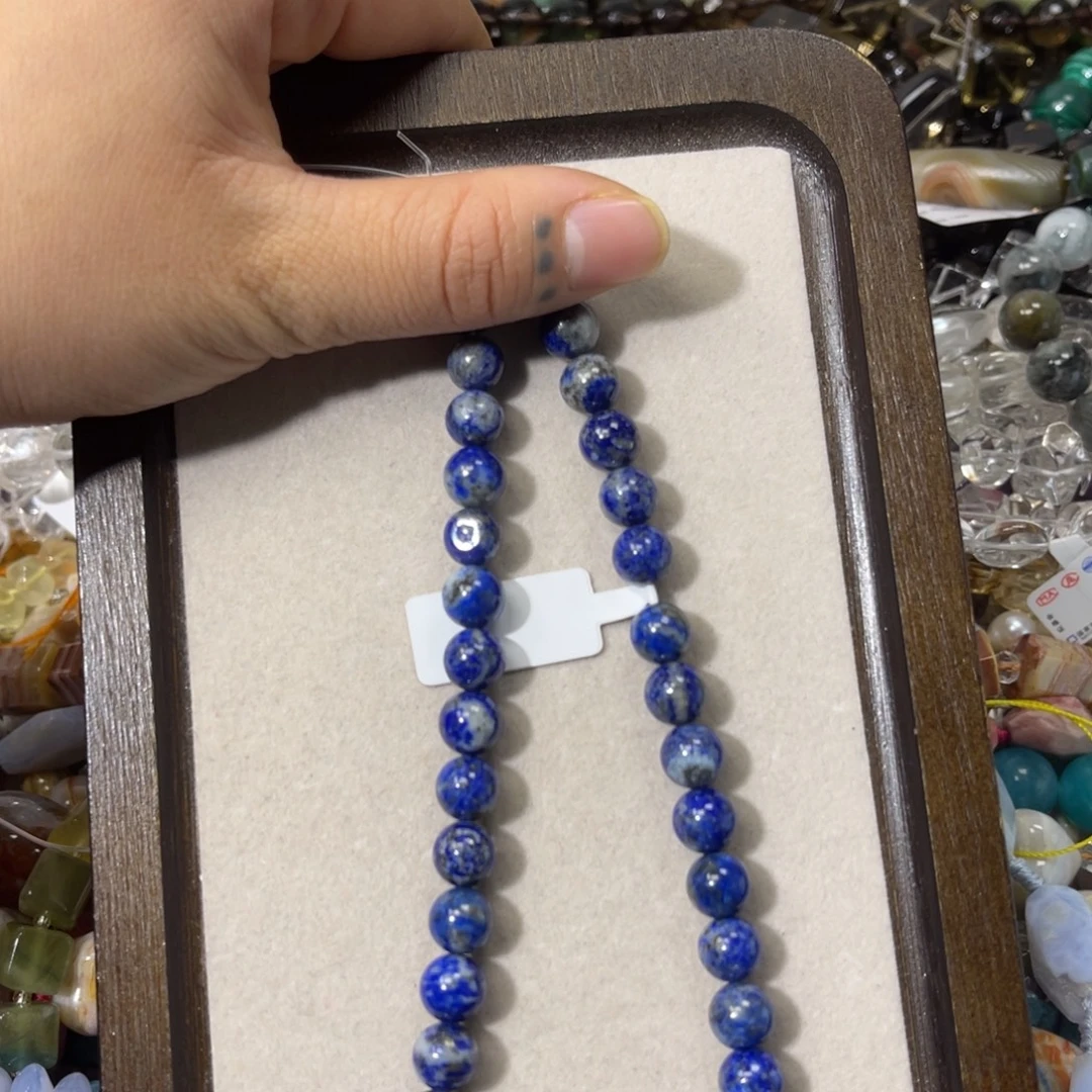 玛瑙/玉髓散珠青金石卡8