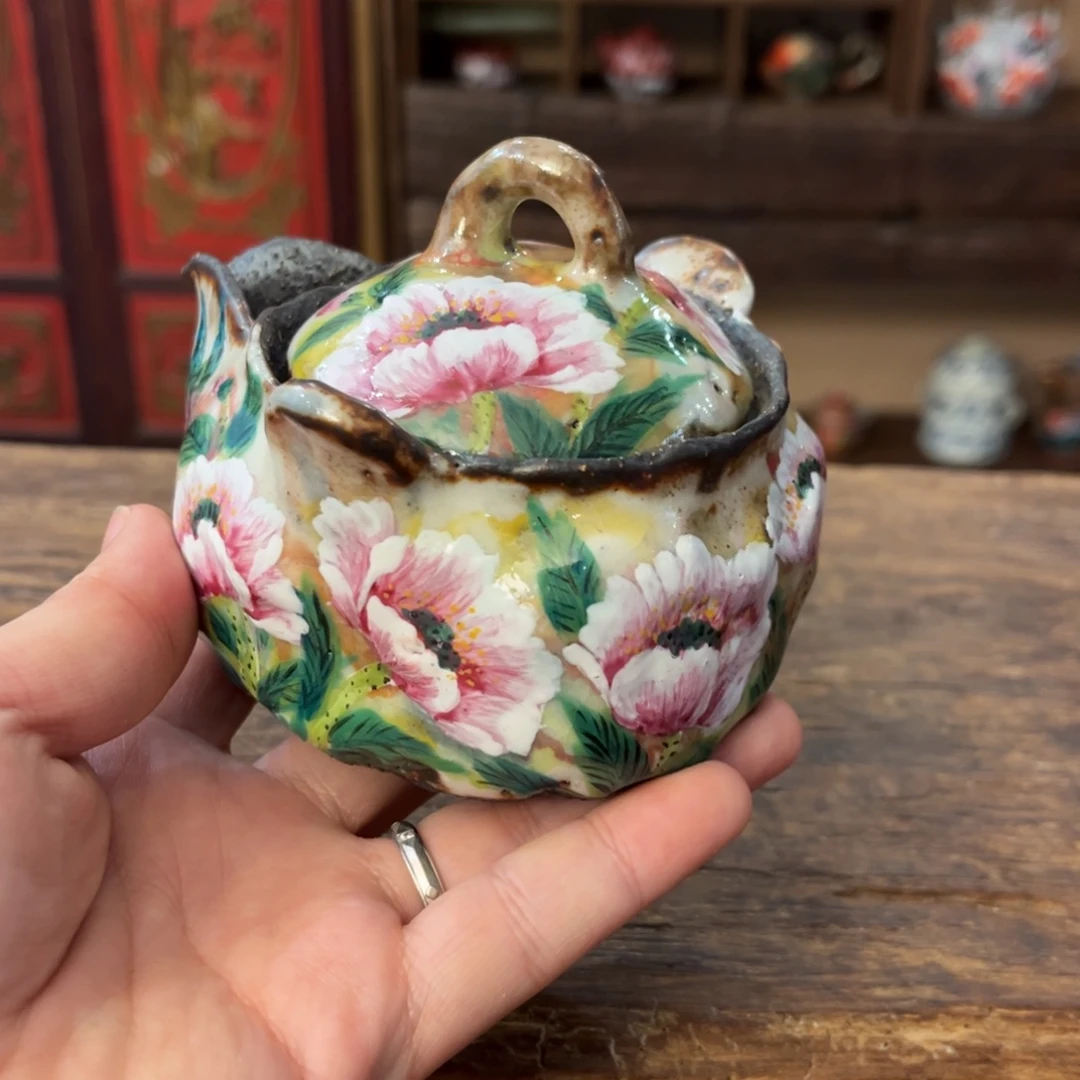 景德镇柴烧手工手绘陶瓷