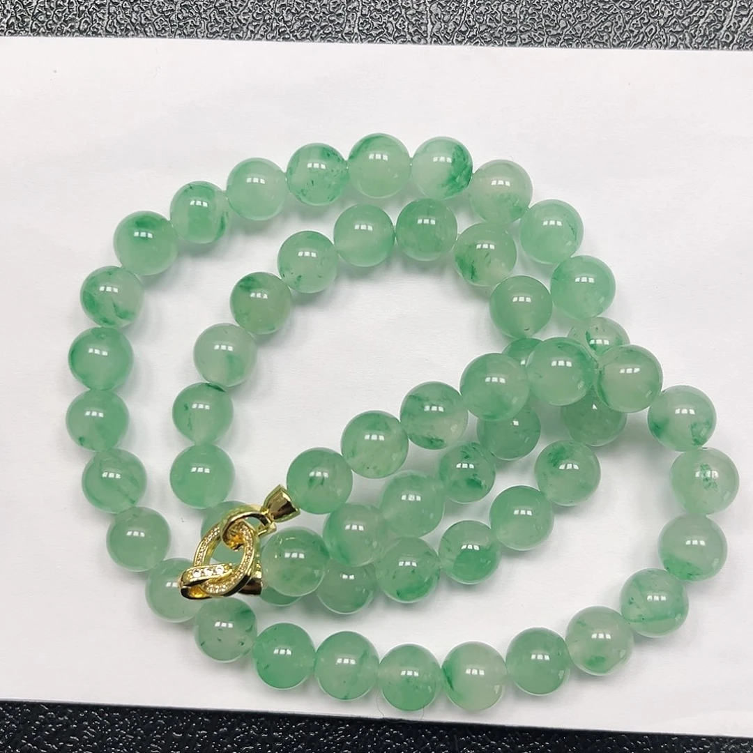 石英质玉手串未镶嵌溪**人项链9.8