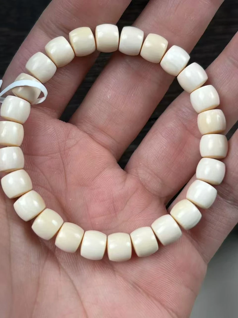 【饭饭猛犸】F6022天然猛犸牙 直切手串7×8规格 一物一拍