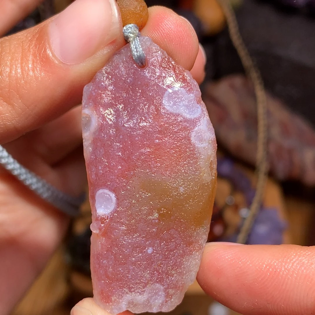 未镶嵌玛瑙/玉髓珠宝半成品