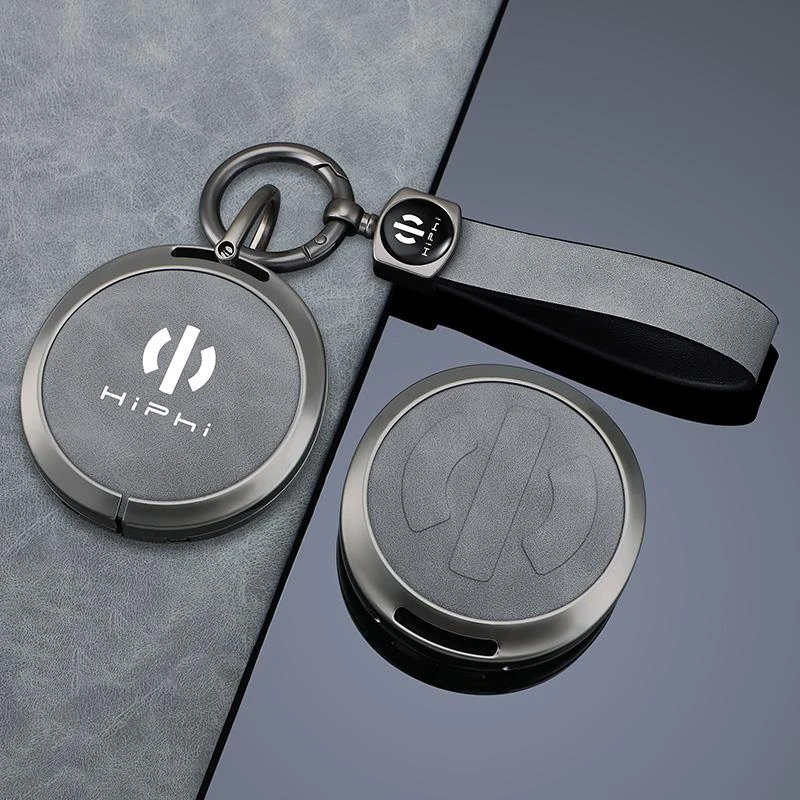 适用新款高合HiphiX汽车钥匙套皮专用时尚扣车钥匙套保护套