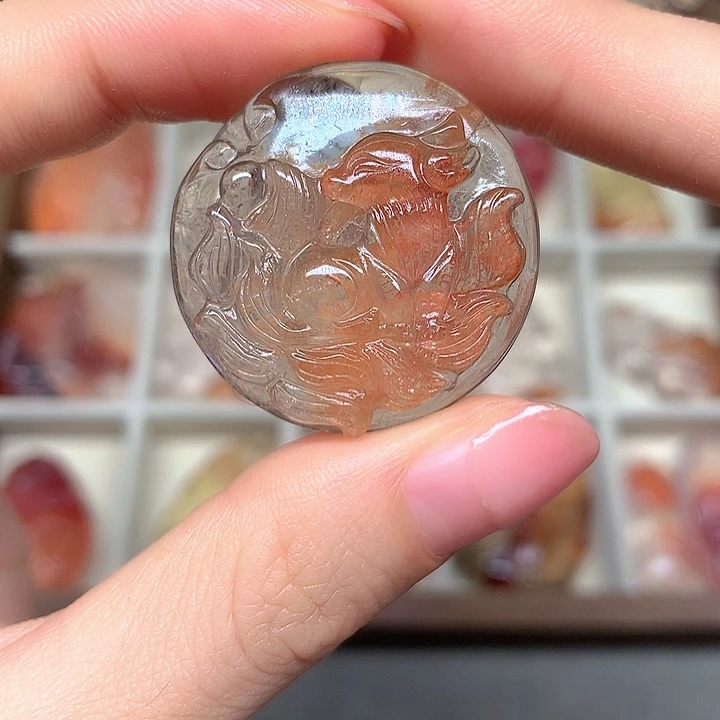 水晶吊坠(不含链)未镶嵌