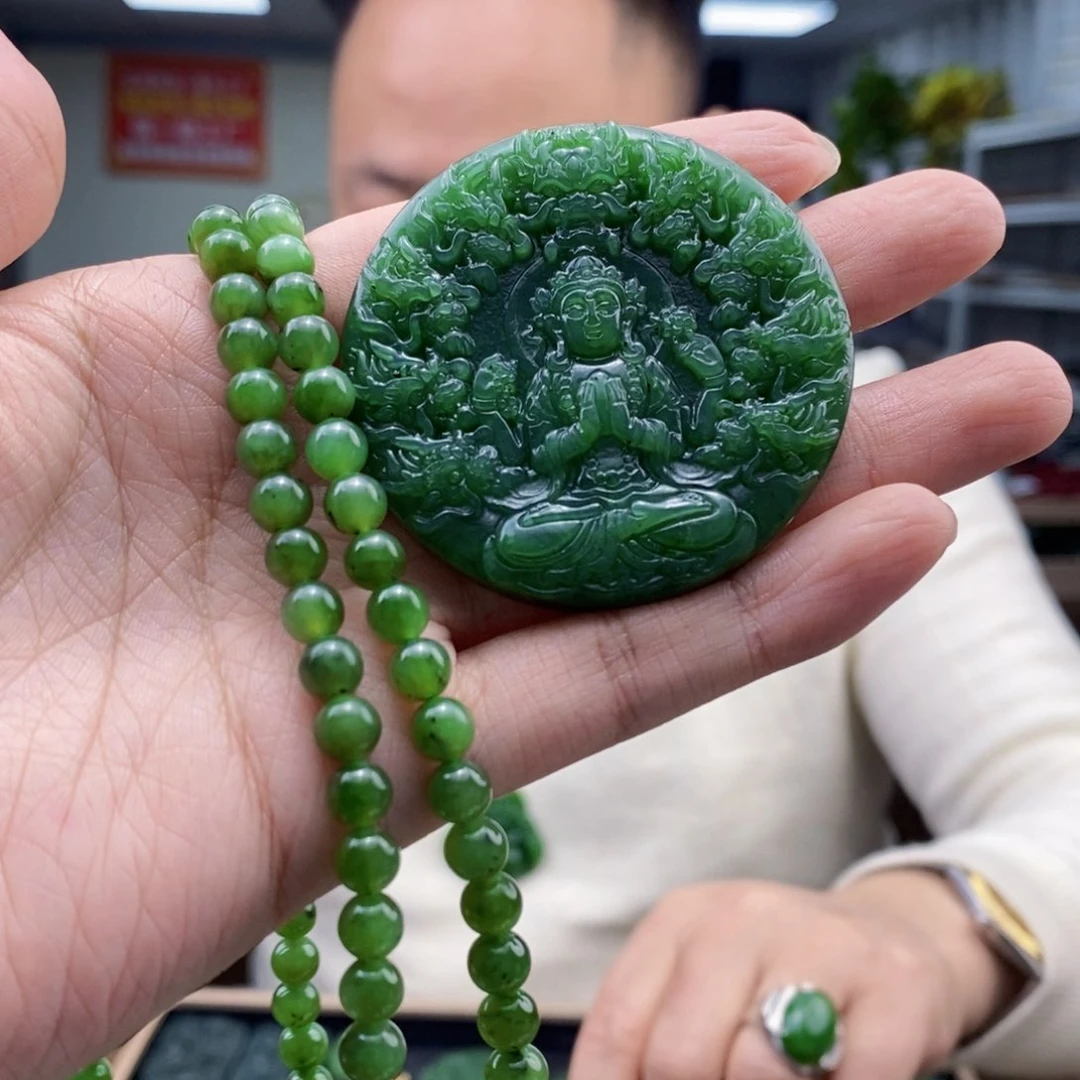 和田玉颈饰未镶嵌