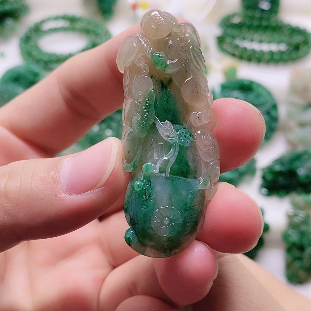 【闪购商品】独山玉未镶嵌挂链f****d