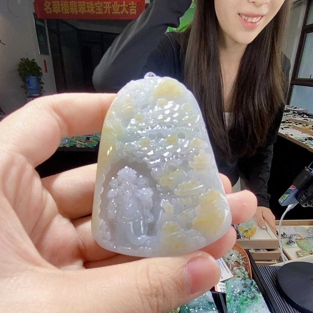 颈饰未镶嵌翡翠翡翠