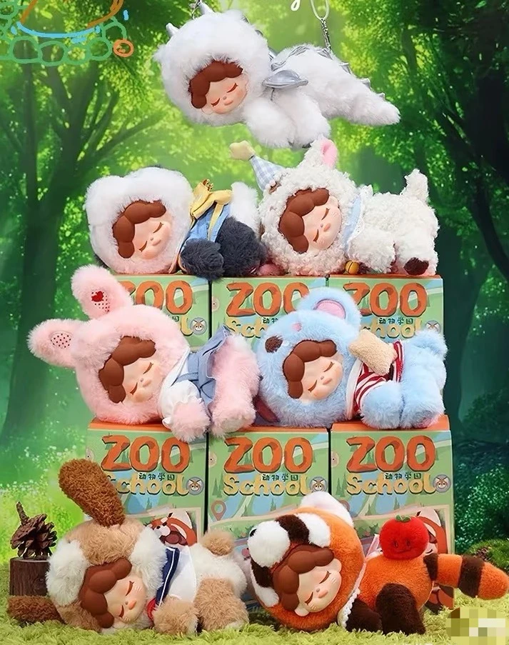 (★国版改娃☆★)二创DIY动物ʚɞ学园搪胶脸公仔毛绒可爱挂件
