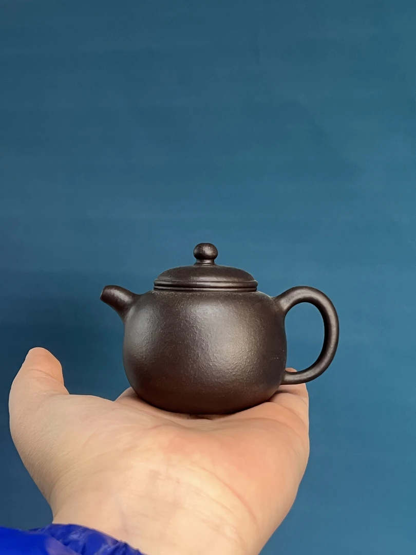 宜兴紫砂壶老紫泥匏尊（微瑕）