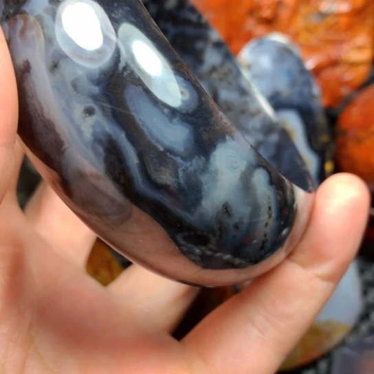 奇***梦玛瑙/玉髓未镶嵌颈饰