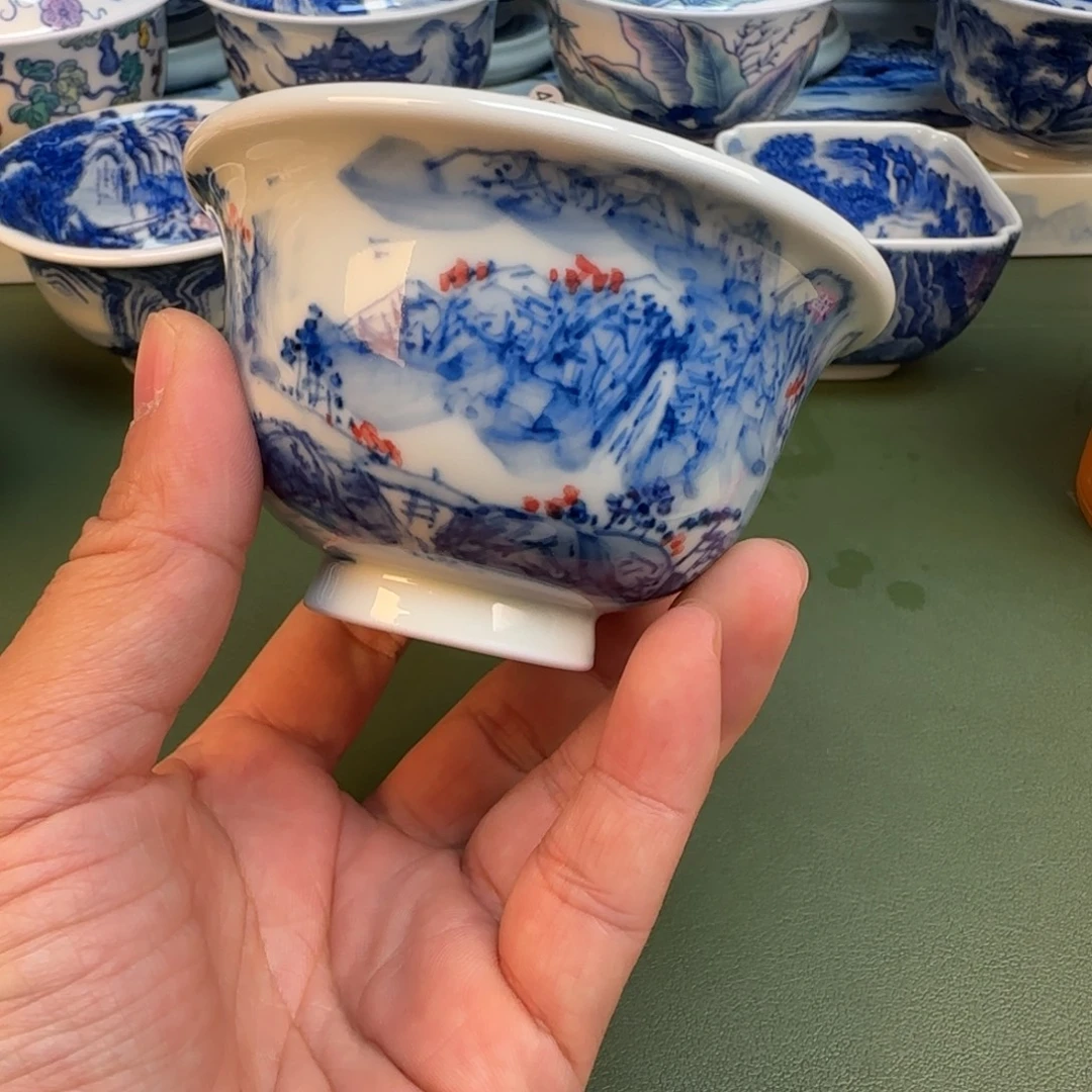 纯手工纯手绘茶具石头51