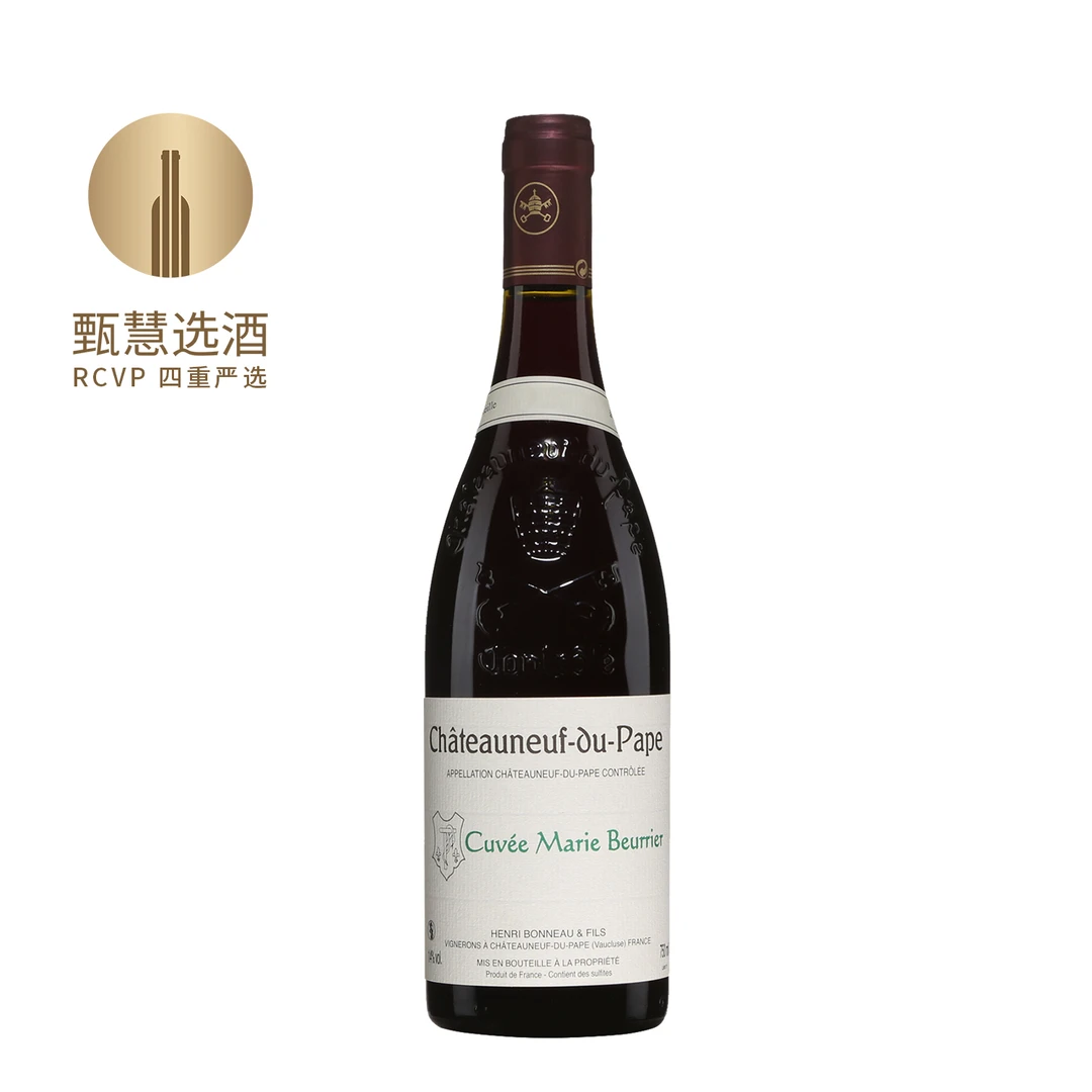 亨利博诺酒庄教皇新堡玛丽布里埃红葡萄酒2018 14%vol 750ml