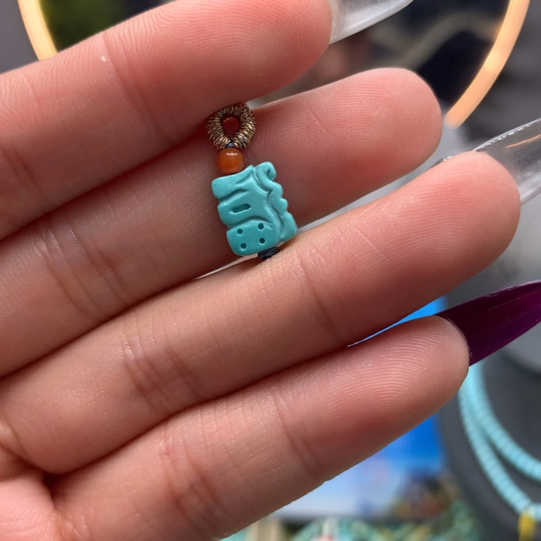 绿松石挂件未镶嵌