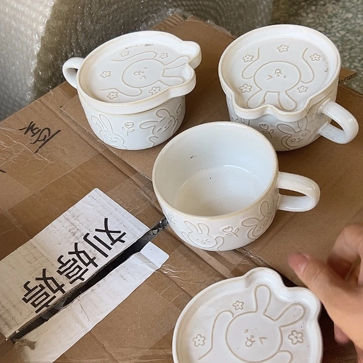 瓷片全部瑕疵特价兔子
