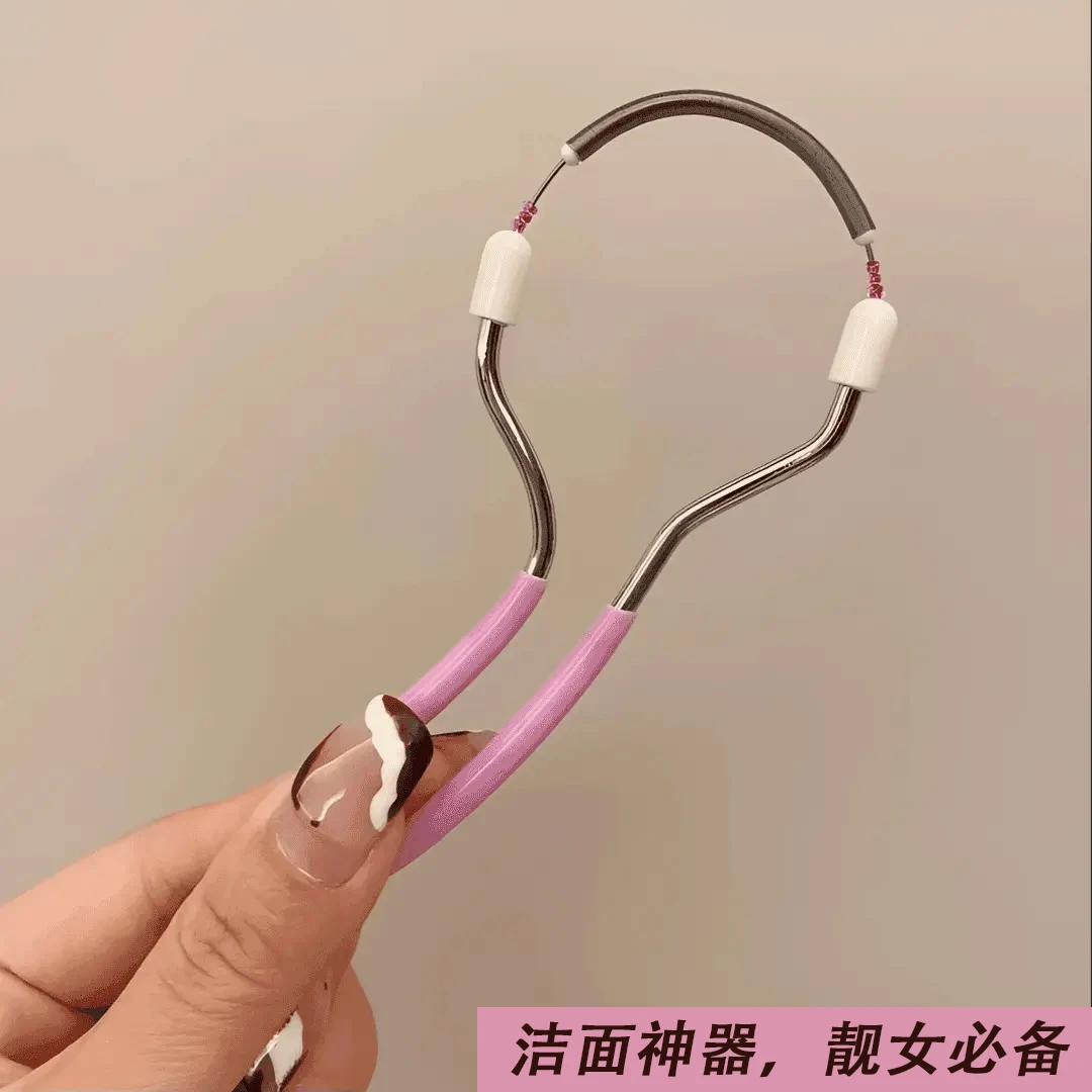 令坤LINGKUN脸部除毛器女士细致美颜刮脸器弹簧绞脸汗毛唇毛除毛