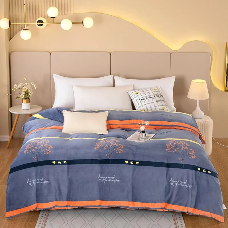 牛奶绒被套被罩加厚升级款冬季保暖防静电2025爆款双面绒加绒单件