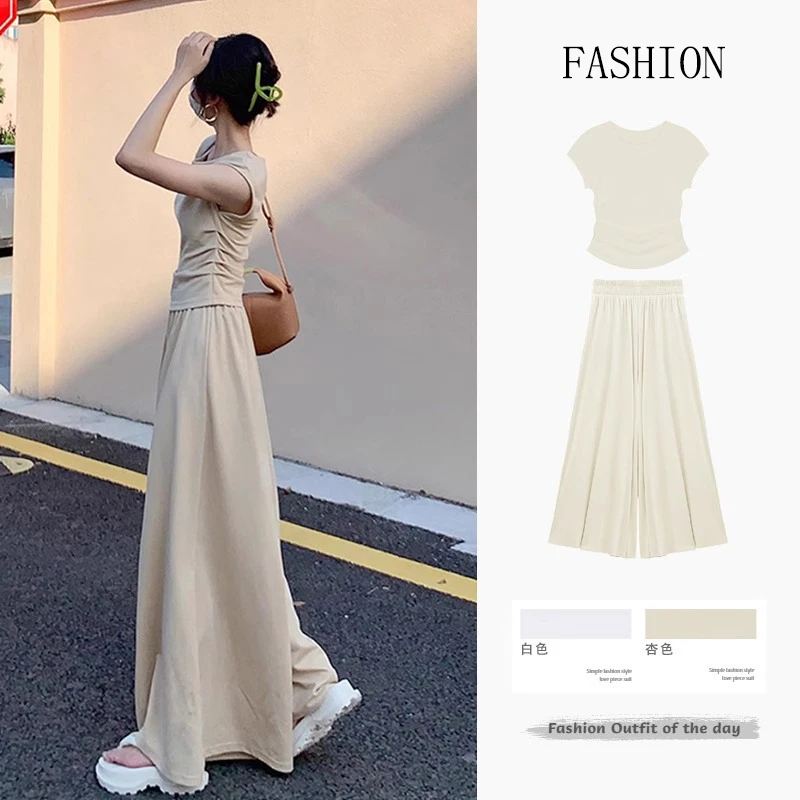 1737小个子茶系穿搭一整套装女夏季2024新款爆款高级感流行两件套