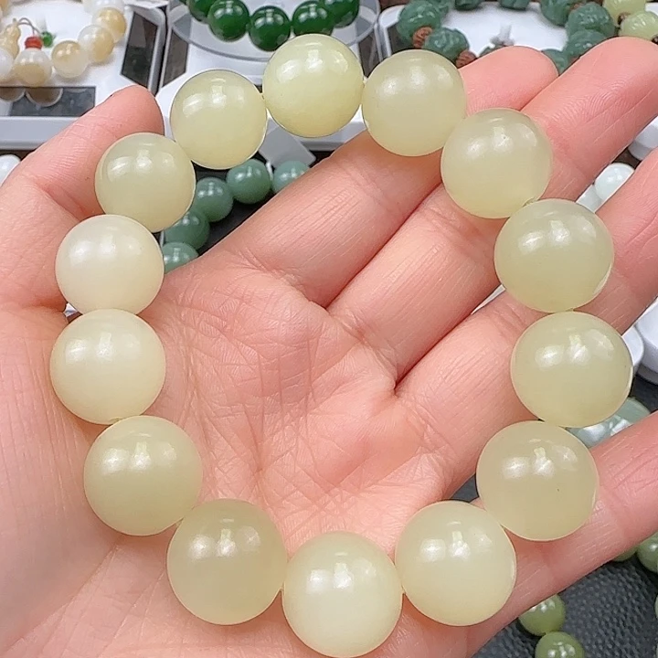 和田玉手串未镶嵌