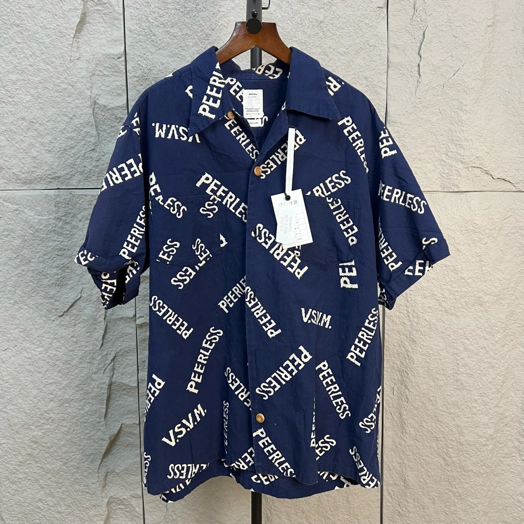 99新 visvim visvim 弹幕短袖衬衫  5码 ys000383