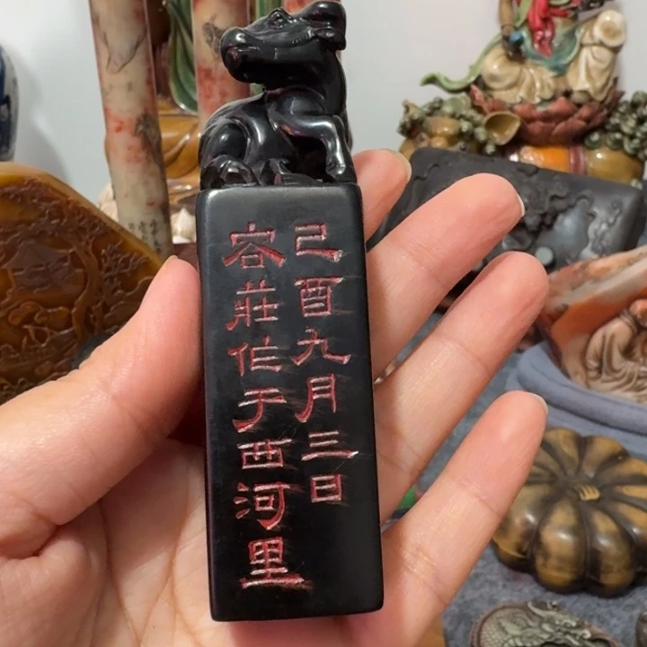 广***隶石材手工艺品摆件包邮