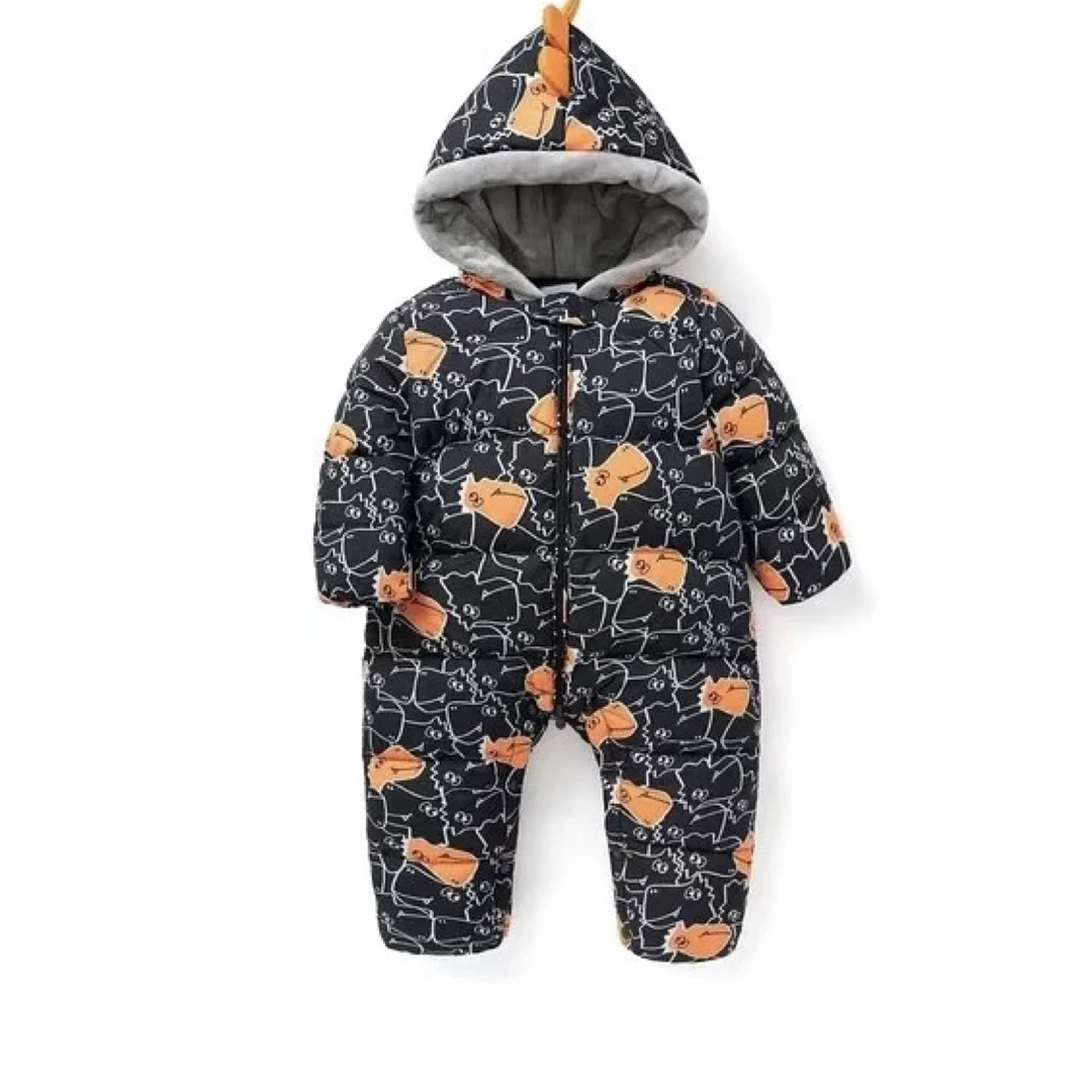 Mini吧啦羽绒连体保暖哈衣