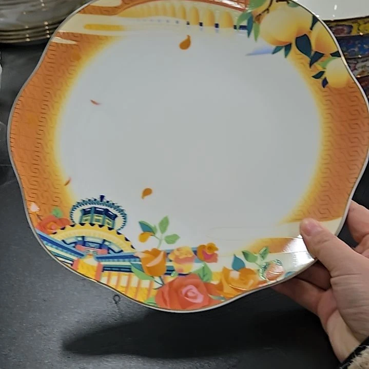 瓷片微瑕奥维10寸一个大盘666666