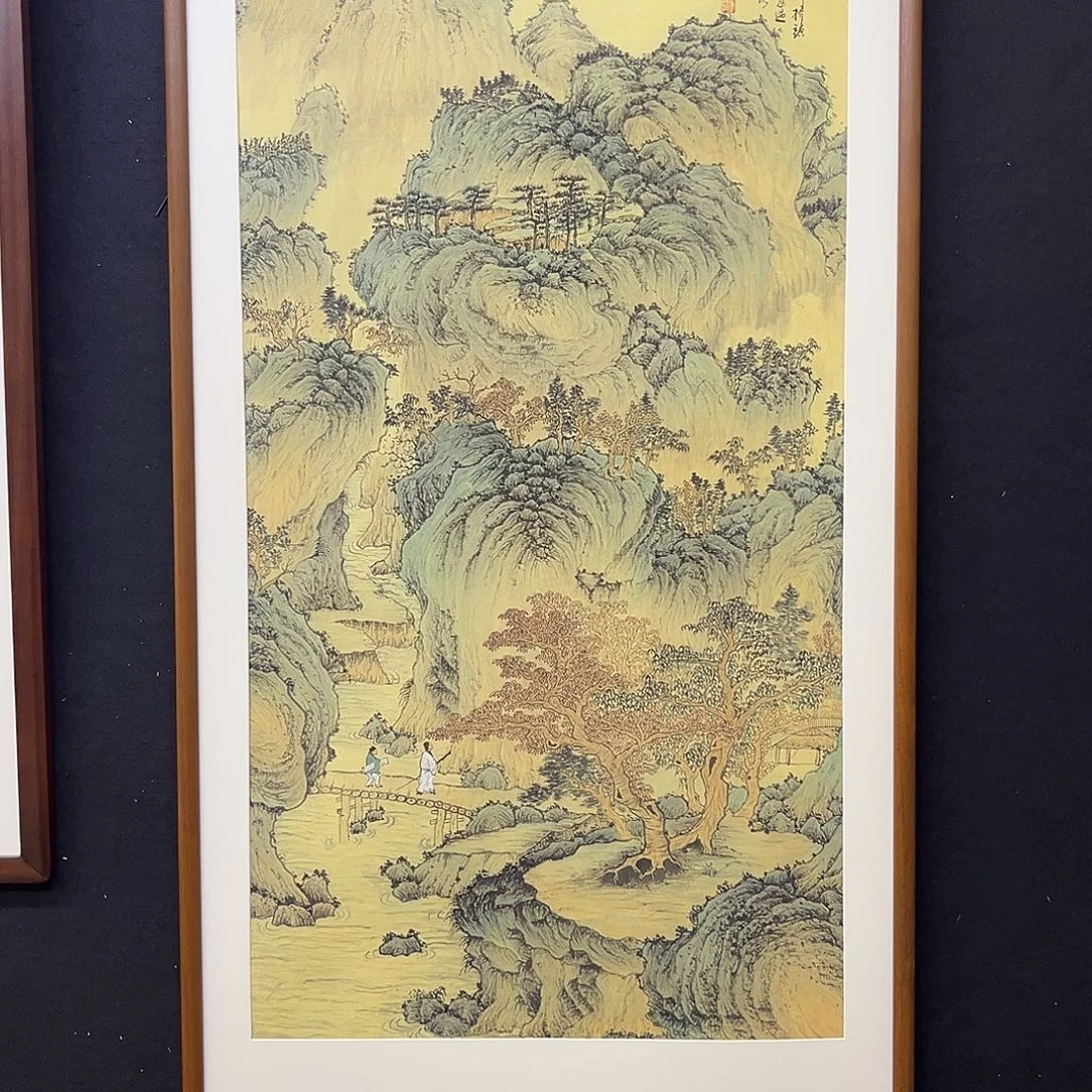 国画手绘国画，精品山水，画心