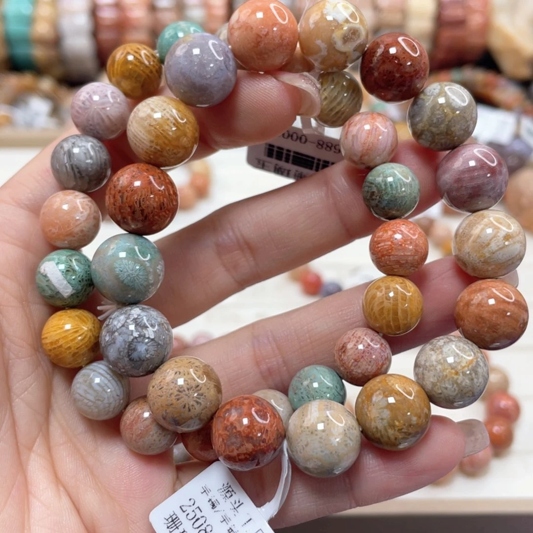 未镶嵌手链硅化珊瑚（珊瑚玉）烨*?195