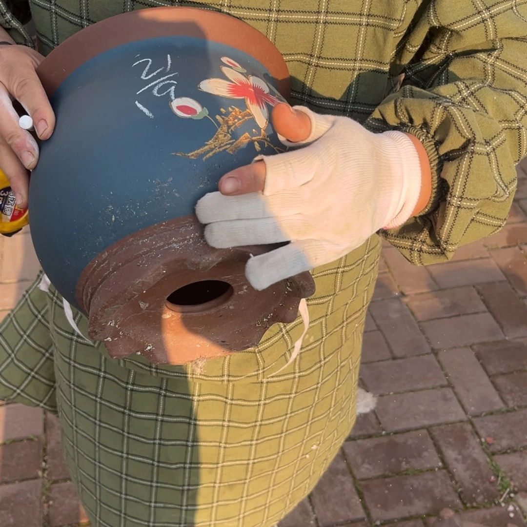 紫砂花盆紫砂花盆