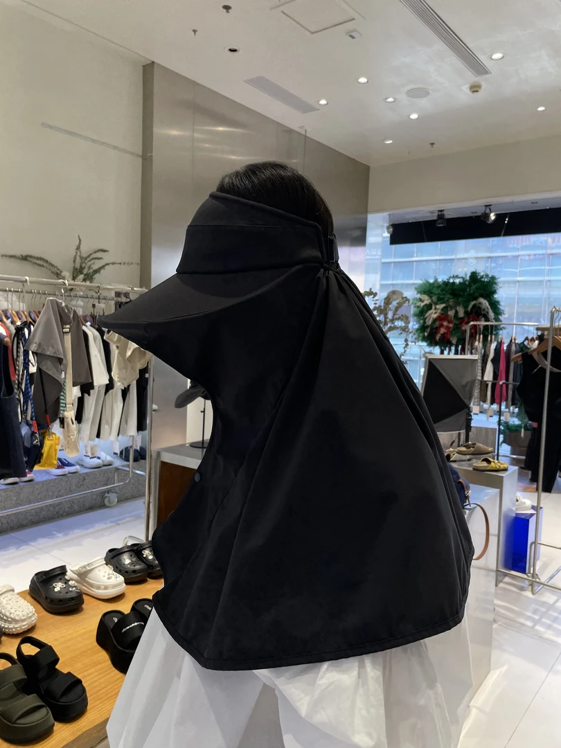 chalan 新款时尚百搭舒适净版褶皱半裙    帽25MZ0303