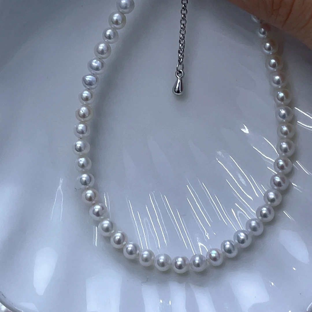 手绳淡水珍珠银S925镶嵌