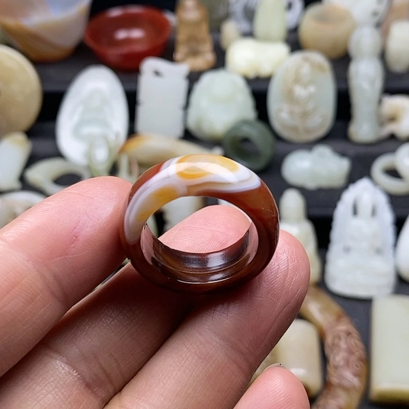 【闪购商品】玛瑙/玉髓戒指未镶嵌