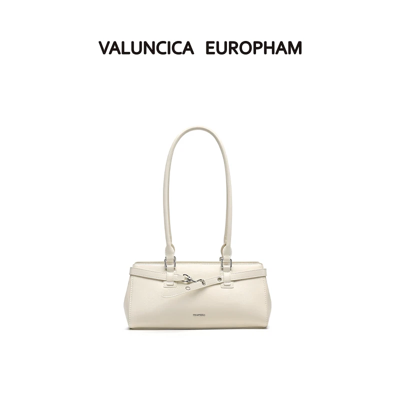 Valuncica/华伦西亚法棍包轻奢腋下包包女牛皮小众设计手提枕头包
