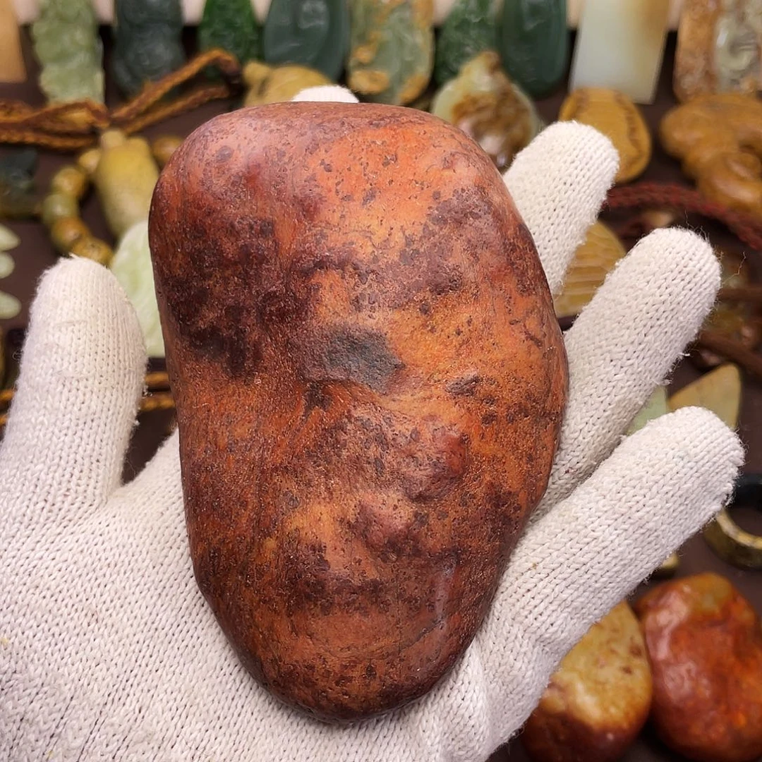 岫岩河磨玉（透闪石质玉）未镶嵌颈饰