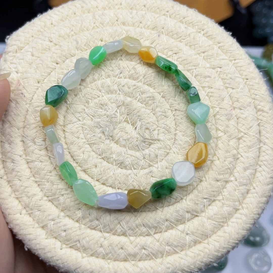 翡翠未镶嵌手链天然翡翠a货