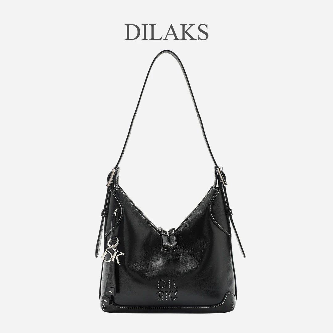 【抖音独家】DILAKS开年新款腋下单肩手提hobo包耐磨轻奢经典百搭女