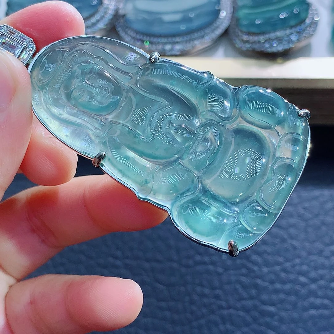 未镶嵌挂件翡翠翡翠