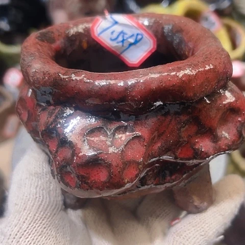 粗陶花盆手工花盆制作