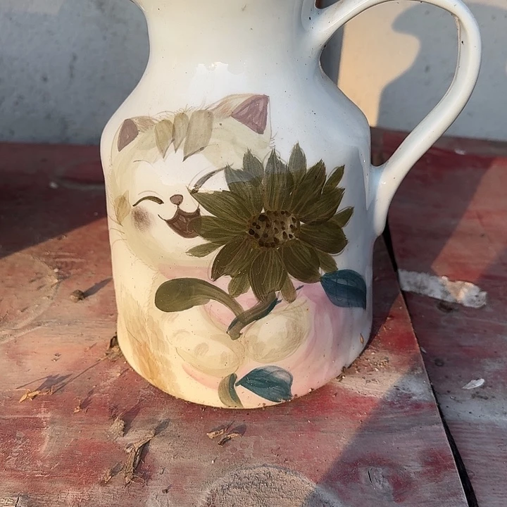 微瑕景德镇陶瓷花瓶