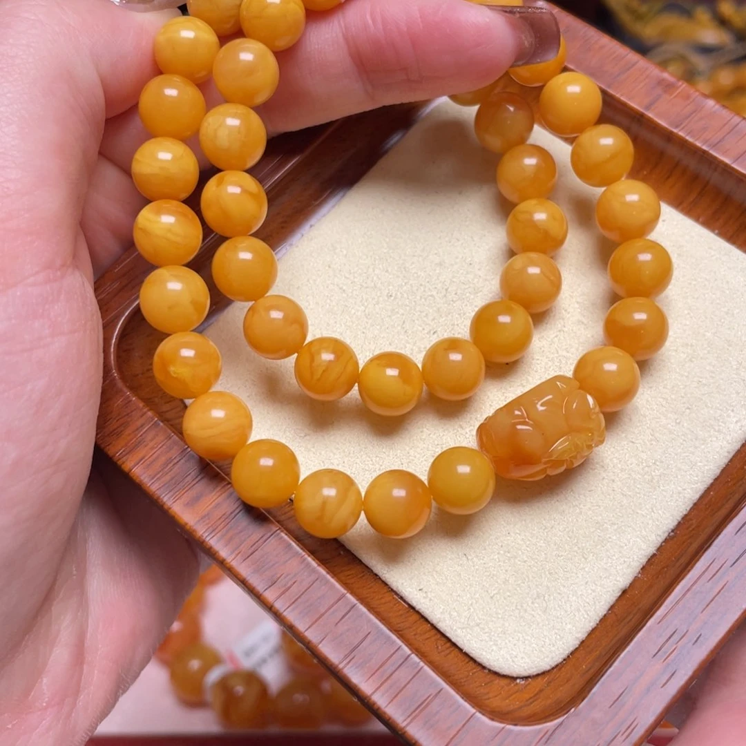 蜜蜡手链未镶嵌手串