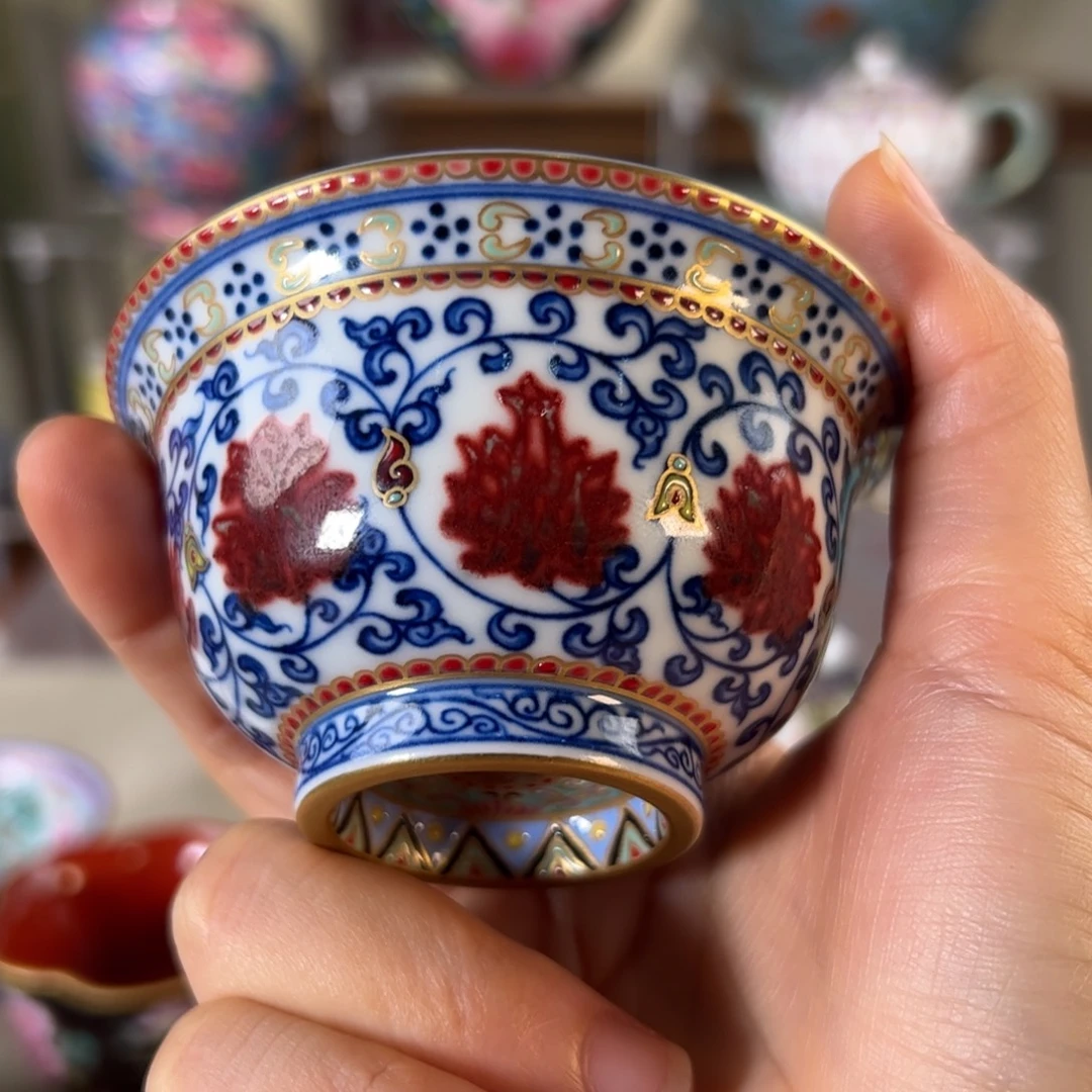 纯手工手绘 高端茶器