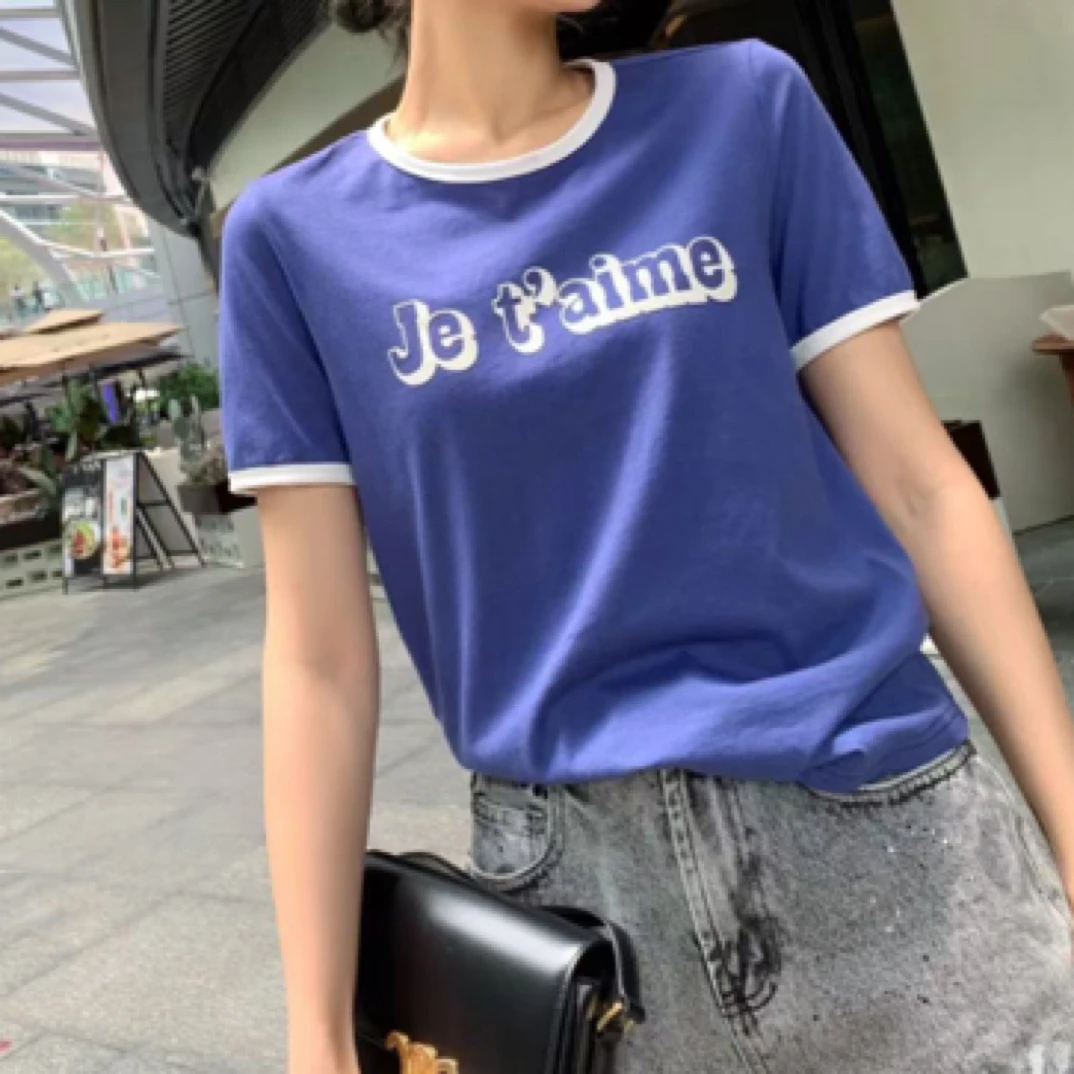 99新 Celine/思琳 A9153 celine 蓝色 短袖 99新 S码 肩宽37