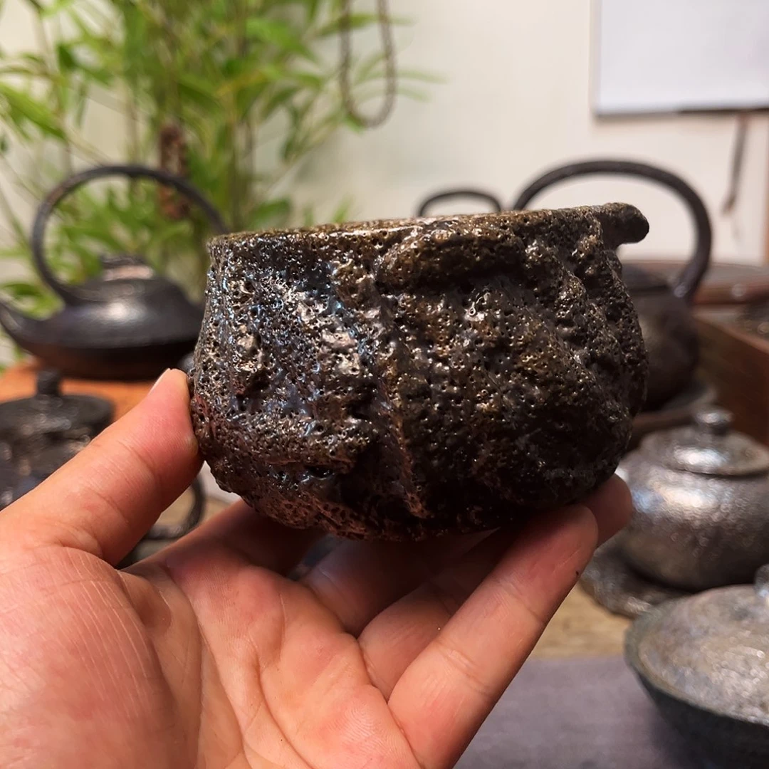 壶0*荥经黑砂馒头窑精美公道杯