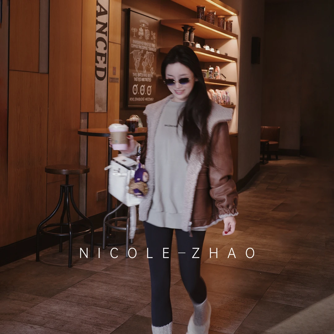 【贵姐NICOLE】土耳其进口双面异色双面穿长毛拉贡5NWT112