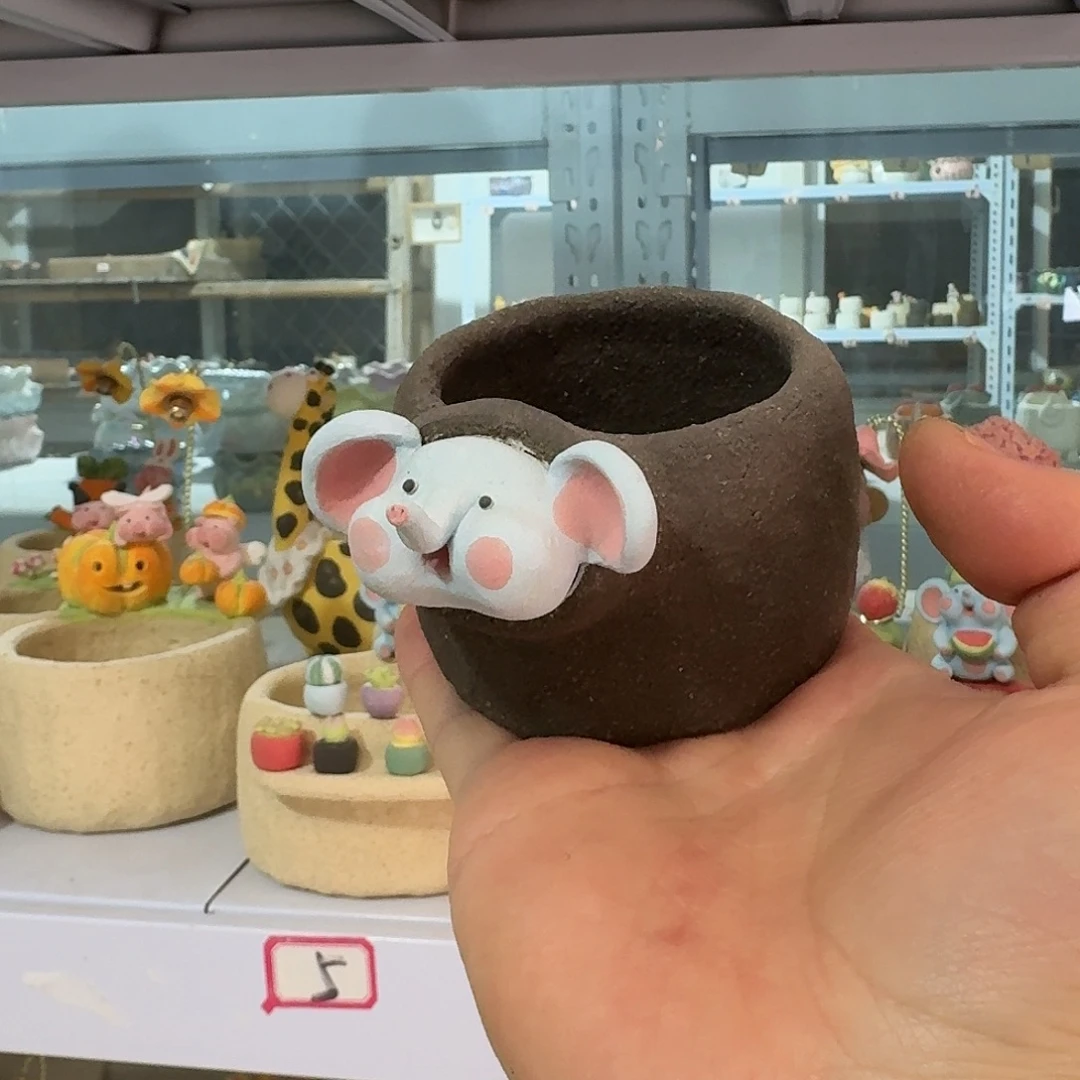 厂家直销手工花盆摆件